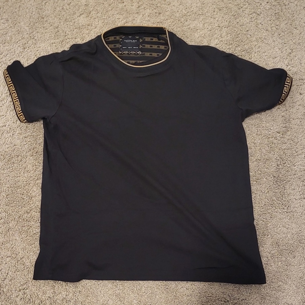 Reclaimed Vintage Men's Black and Navy Jeans